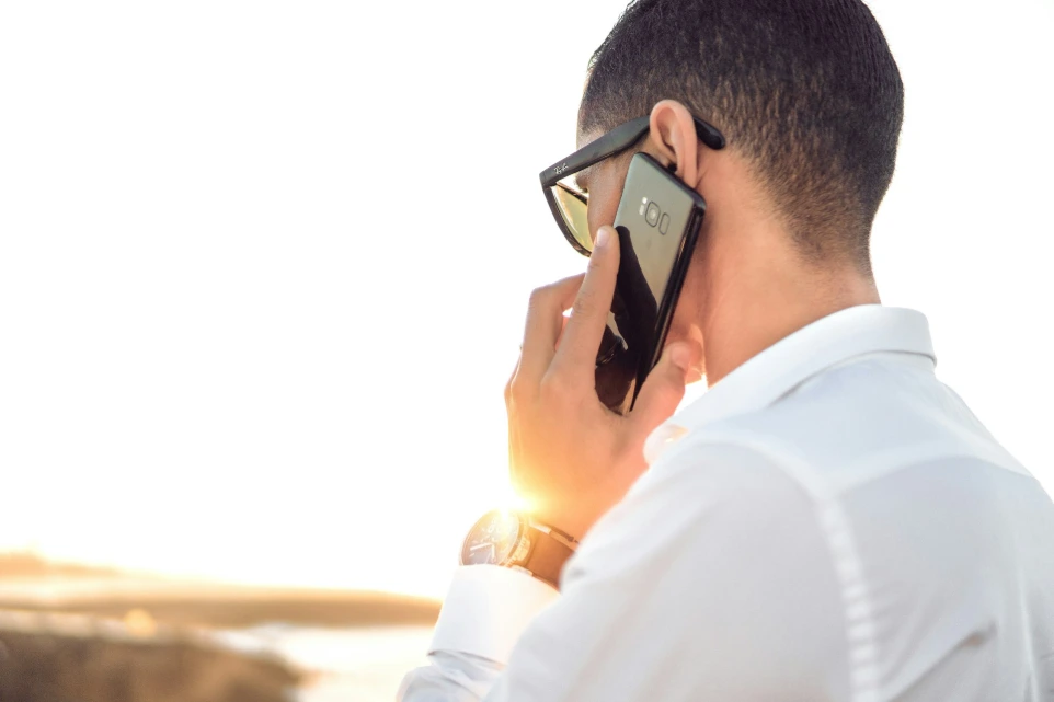 man smartphone